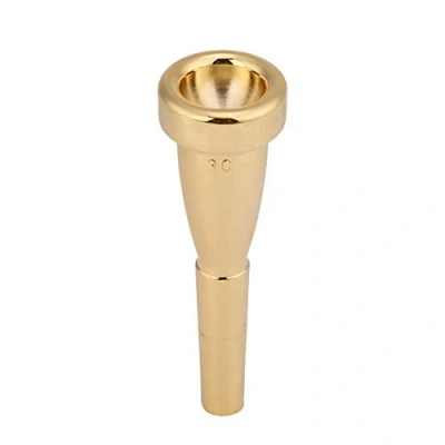 Imagen de Boquilla de Trompeta, Trompeta Cobre para Tamaño 3C Instrumento Musical(oro)