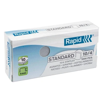 Imagen de RAPID 24863000 Caja 5000 grapas 10/4 mm Standard galvanizada