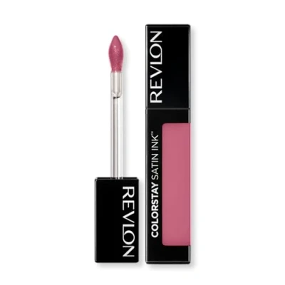 Imagen de REVLON ColorStay Satin Ink Pintalabios líquido permanate acabado brillo satinado Gama Rosas Tono 008 Mauvey, Darling