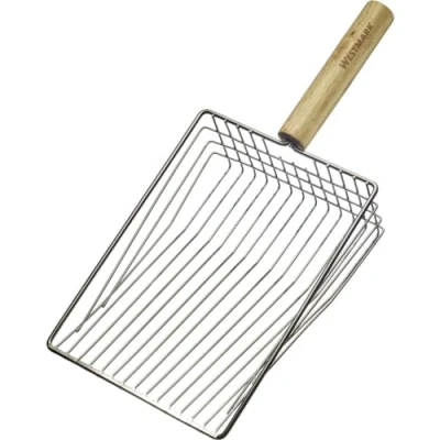 Imagen de Westmark pala para patatas hortalizas de alta calidad cosechar patatas, tamaño compacto, ideal parterres jardín pequeños y grandes acero inoxidable, madera