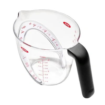 Imagen de OXO Good Grips, Jarra medidora, con forma angular, transparente, 500 ml