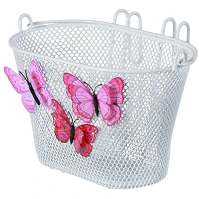 Imagen de BASIL 8715019301339 Cesta de Bicicleta Infantil, Juventud Unisex, Blanco, 28 cm x 20 19