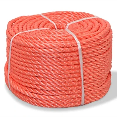 Imagen de vidaXL Cuerda Torcida Polipropileno 16 mm 100 m Naranja SOGA Cordón Cable Cabo