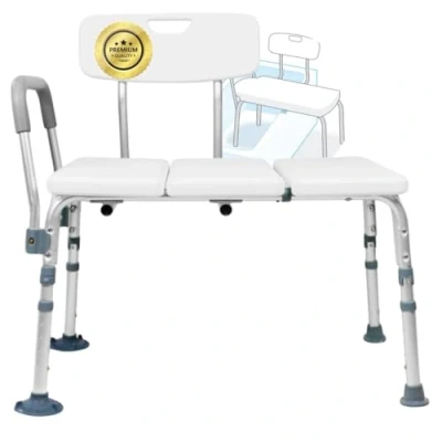 Imagen de OrtoPrime Asiento Banco de Bañera Adulto Transferencia Segura Taburete baño Bancos para Duchas y bañeras Sillas Ducha