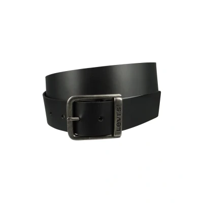 Imagen de Levi&#039;s Branded Bridge Buckle Cinturón, Talla: 105, Regular black