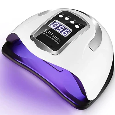 Imagen de UIHOL Lámpara de Uñas UV LED, 280W 66 Lámparas Profesional Secadora Rápido, Curado Esmalte Gel con 4 Temporizador y Pantalla LCD Para Manicura/Pedicura Nail Art en el Hogar