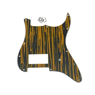 Imagen de KAISH Golpeador de guitarra Humbucker 11 agujeros ST/Strat Style One para Delonge Stratocaster/Strat Tawny Stripe
