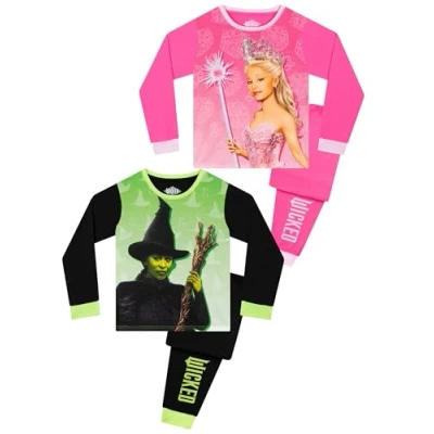 Imagen de Wicked Pijama Niña Paquete De 2 Pijamas Niñas Invierno Rosa 12 13 Años