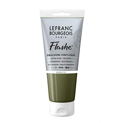 Imagen de Lefranc Bourgeois vinilo Pintura Acrílica, extra fina color de para artistas, Verdaccio, 80ml Tube Vinylfarbe