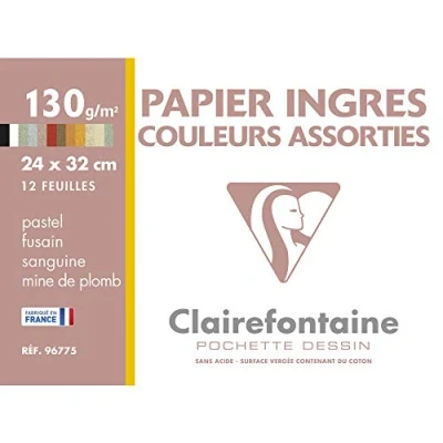 Imagen de Clairefontaine 96775 C , Dibujo 12 hojas), colores diversos
