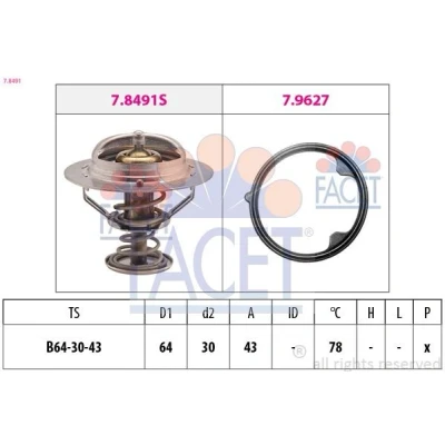 Imagen de Termostato, refrigerante FACET 7.8491