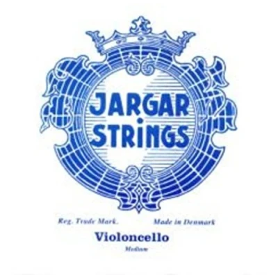 Imagen de CUERDAS VIOLONCELLO Jargar (Azul) (Cromo) 4ª Medium Cello 4/4