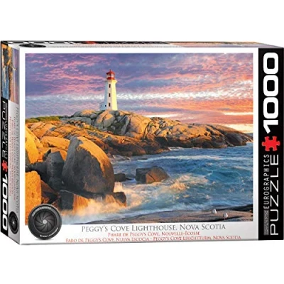Imagen de EuroGraphics Peggy&#039;s Cove Lighthouse Barco Rompecabezas, Multicolor, 19.25&quot; x 26.5&quot; (5437)