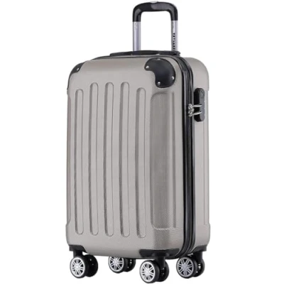 Imagen de TRVLMORE Maletas de Viaje Cabina Maleta 55x40x20 Malas Viagem Mano Trolley Mala Pequeña con Ruedas Champán