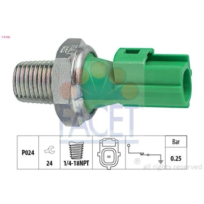 Imagen de FACET 7.0146 Sensor de Presión Aceite 1/4 18NPT Made in Italy OE Equivalent FORD: Tourneo Connect, Focus Mk1 Hatchback, Berlina