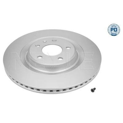 Imagen de MEYLE 115 523 0035/PD Disco de freno Eje trasero 330 22 5 112 ventilado revestido láminas zinc con tornillos PD Quality AUDI: A8 D4