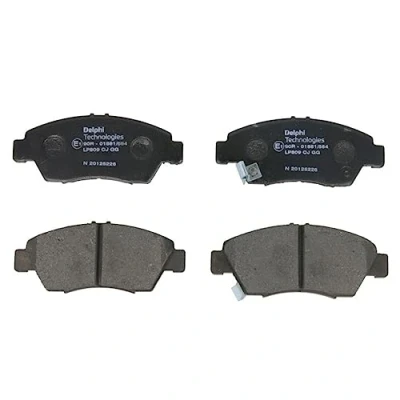 Imagen de DELPHI LP809 Juego de pastillas freno con avisador acústico desgaste sin chapa antichirridos accesorios HONDA: CIVIC 7 Hatchback