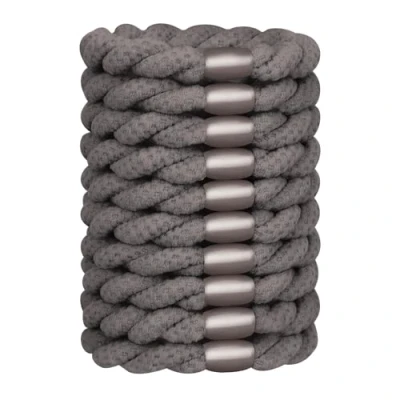 Imagen de JessLab Cintas para el Cabello Mujeres, Lazos de Pelo Elásticos Duraderos, Accesorios Suaves y Sin Daño Todo Tipo Cabello, Gris
