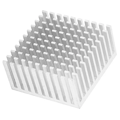 Imagen de 5 Piezas Disipadores de Calor Aluminio, 40 x 20 40mm Módulo Disipador Aleta más Fría para Placa Circuito Impreso (Plata)