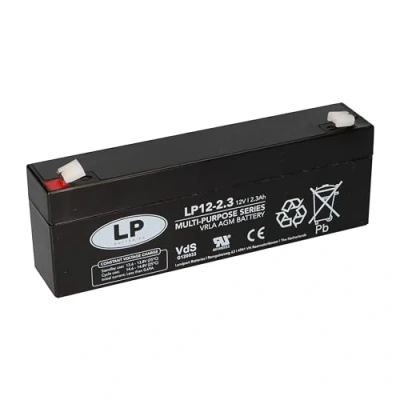 Imagen de batería de plomo 12 V 2,3 Ah AGM NSA LP12 T1 VDs 2,1 2,2 sistema alarma emergencia SAI etc.