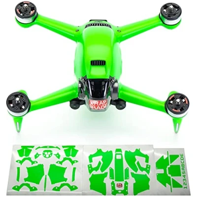 Imagen de Wrapgrade Skin Compatible con dji FPV Unidad Principal (Neon Green)