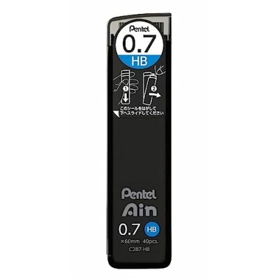 Imagen de Pentel Ain Leads Refill for Mechanical Pencil 0,7 mm HB 40 unidades