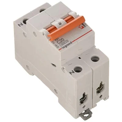 Imagen de Interruptor magnetotermico para vivienda Legrand 419927 RX3 1P+N 6KA 20A