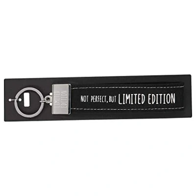 Imagen de Depesche Llavero con Trabillas de Fieltro, Extremo Metal Grabado e icónico Estampado, Not, but Limited Edition, Negro, Aprox. 18,7 x 4,4 1 cm. (004298 078)