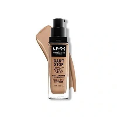 Imagen de NYX Professional Makeup Can&#039;t Stop Won&#039;t Full Coverage Base de maquillaje Classic Tan 30 ml