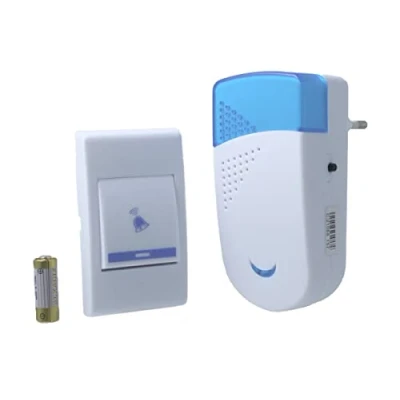 Imagen de LEDLUX Timbre inalámbrico para casa, 220 V con enchufe de la UE, 80 metros caudal (A8603)