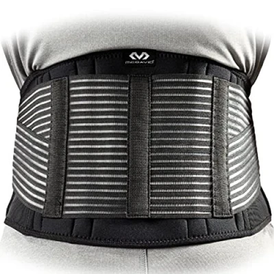 Imagen de Mc David 493 Faja Sacrolumbar, Unisex Adulto, Negro/Gris, S