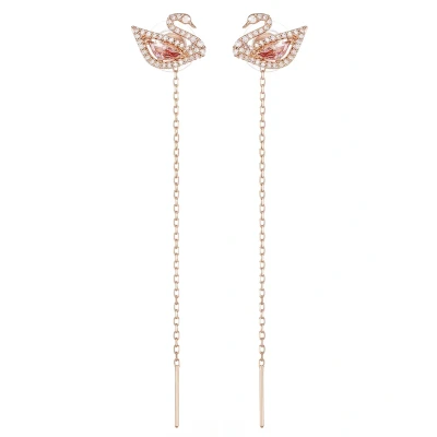 Imagen de Swarovski Dazzling SWAN Pendientes, Mujer, Talla: One Size, Fancy morganite