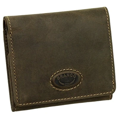Imagen de Cartera de cuero para hombre Billetera deportiva marrón / rústico Breite ca. 18 cm Höhe 8,5 Tiefe 1,5