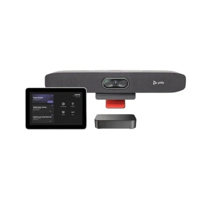 Imagen de Poly studio small room kit for ms teams: r30 usb video bar with gc8 (abb)