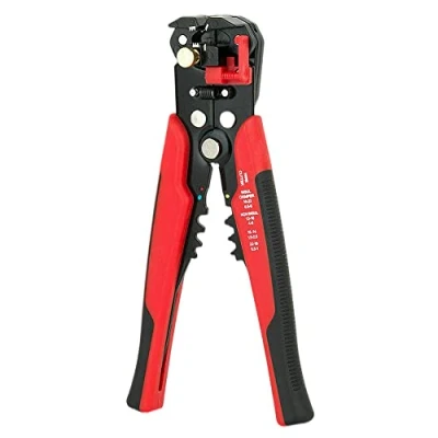 Imagen de Pelacables automático 5 en 1, cortador de alambre, crimpadora terminales eléctricos para pelar cables, cortar, prensar 10 24 AWG (0.2 6.0 mm²)