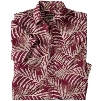 Imagen de ATLAS FOR MEN Camisa de Popelina Estampada Palma 4XL