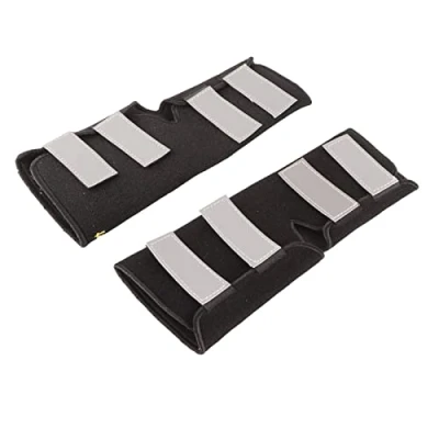 Imagen de Smandy 2 Unids Perro Patas traseras Tirantes Canine Hind Hock Mangas Envolturas de articulaciones con Correas Reflectantes Seguridad para Lesiones articulares Protección esguince(M)