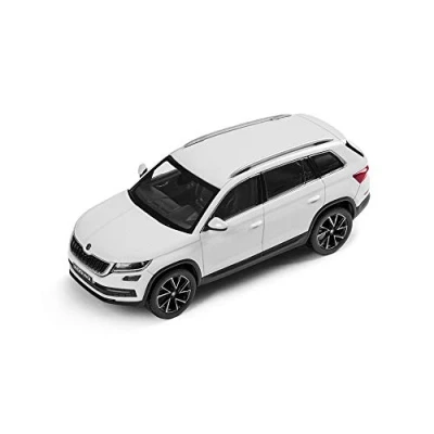 Imagen de Skoda 565099300S9R Kodiaq Maqueta de Coche (Escala 1:43), Color Blanco Metalizado