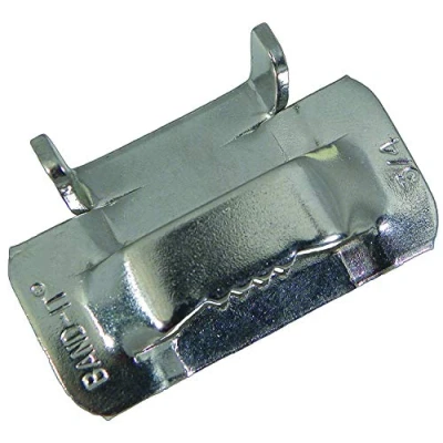 Imagen de Hebilla inoxidable para fleje de acero 5/8 (15,88 mm) (caja 100 unds) Resistencia sujeción superior.