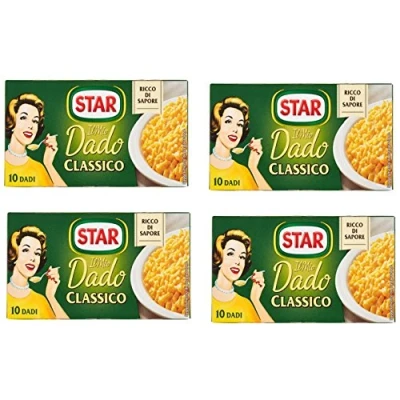 Imagen de Star &quot;Il Mio Dado Classico&quot; cubos de caldo sabor clásico, paquete 4 cajas 10 cubos, g cada cubo