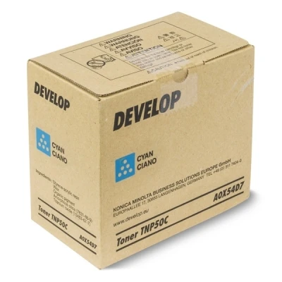 Imagen de Develop A0X54D7 Cartucho de tóner 1 Pieza(s) Original Cian
