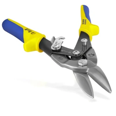 Imagen de S&amp;R Tijeras cortachapas Aviación para Metal Pladur con Corte Recto 250 mm al Cromo Molibdeno