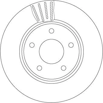 Imagen de TRW Disco de freno NISSAN: NV200 Furgón / Familiar, Evalia Bus, Leaf II 28mm 5 114,3mm ventilado barnizado DF6754 402063NA0A,402063NL0A