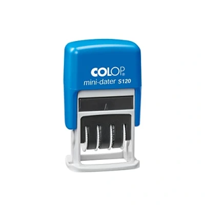 Imagen de Colop MiniDater S 120 1452000200 Sello para fechas (19 x 4 mm, tampón negro) [Importado de Alemania]