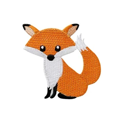 Imagen de Monoquick Parche termoadhesivo con diseño de zorro, 5,0 x 5,5 cm