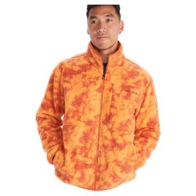 Imagen de Marmot Aros Printed fleece jacket Warm Hombre, Tangelo Ice Dye, M