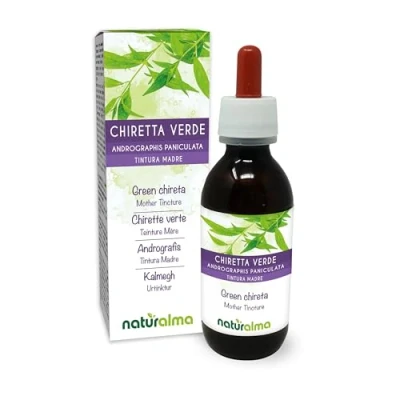 Imagen de Andrografis (Andrographis paniculata) sumidades Tintura Madre sin alcohol Naturalma Extracto líquido gotas 120 ml Complemento alimenticio Vegano