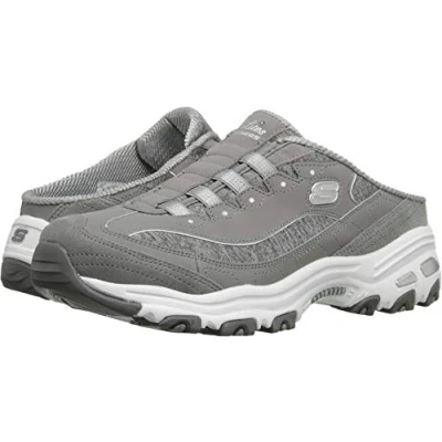 Imagen de Skechers D&#039;Lites Resilient, Pantuflas Mujer, Grey/White, 37 EU