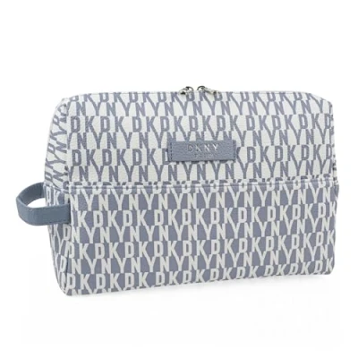 Imagen de DKNY Neceser Mujer. Maquillaje Organizador. Bolsa Aseo Viaje Grande. Mujer Maquillaje. Maquillaje., Azul