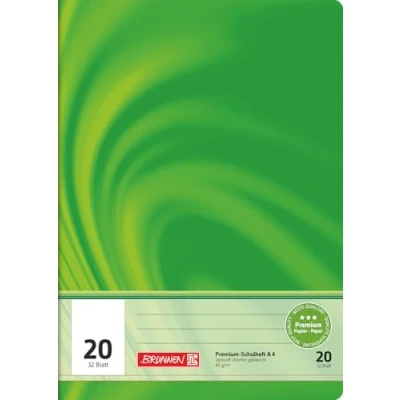 Imagen de Brunnen Vivendi 104442002 Cuaderno escolar A4 (32 páginas en blanco con hojas rayadas, estilo 20)